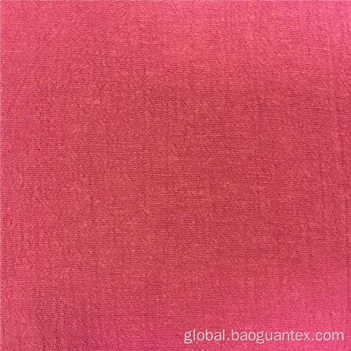 Pure Color 100% Cotton Crepe Dyed Textile